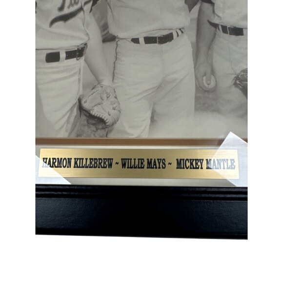 Harmon Killebrew Willie Mays Mickey Mantle Framed MLB Legends Phote SKU 7134 - Picture 5 of 7